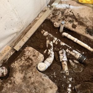 Sewer Leak Repair in Cloquet Basement